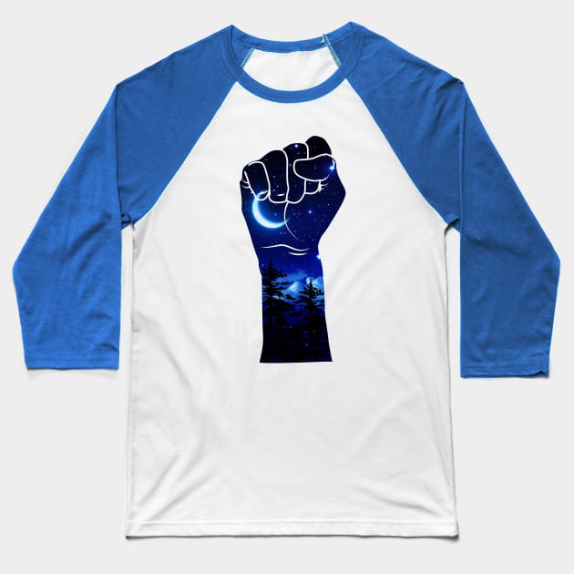 Hand of nature Baseball T-Shirt by the12